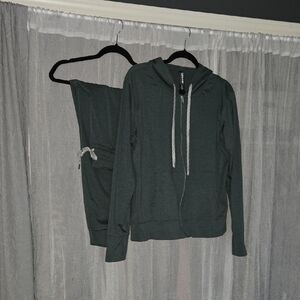 Women's Green Jogger Pants & Matching Jacket